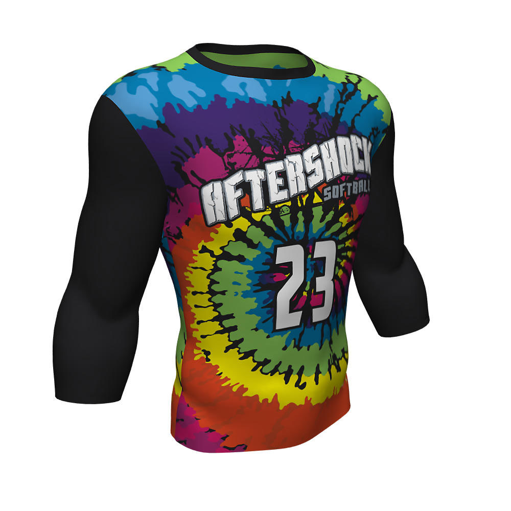 Compression 3Q Sleeve Shirts Raiders Aftershock