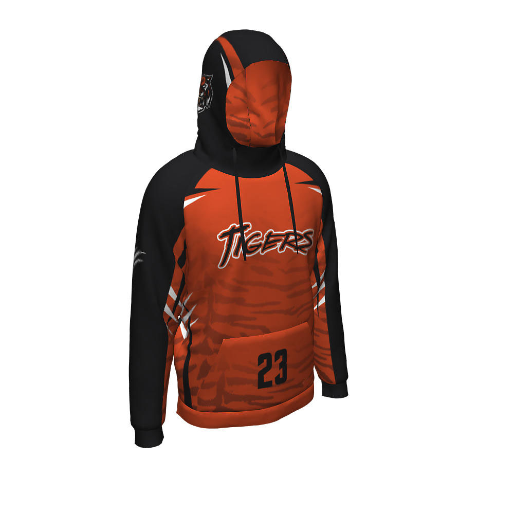 Custom Men's Scuba Hoodie Tigers